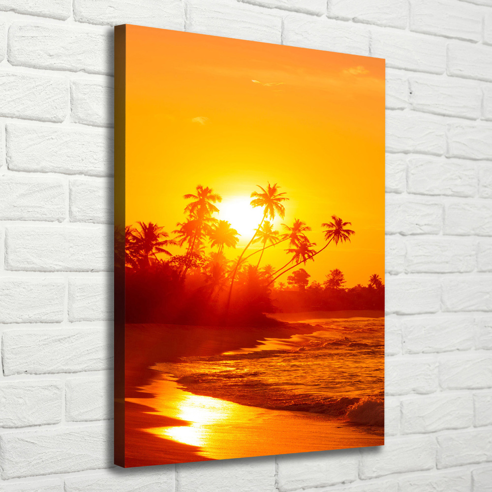 Tableau photo sur toile Plage tropicale ocean