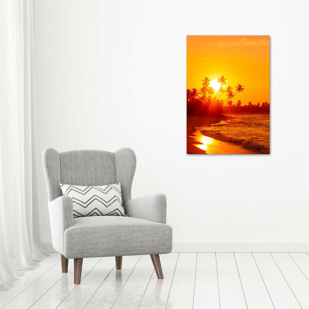 Tableau photo sur toile Plage tropicale ocean