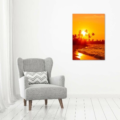 Tableau photo sur toile Plage tropicale ocean