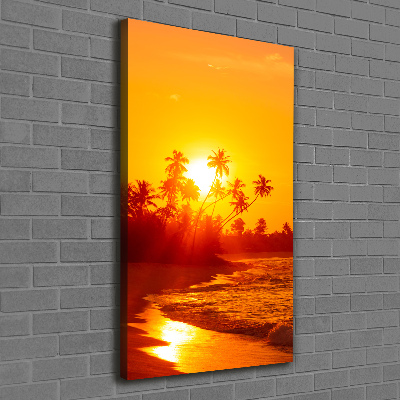 Tableau photo sur toile Plage tropicale ocean