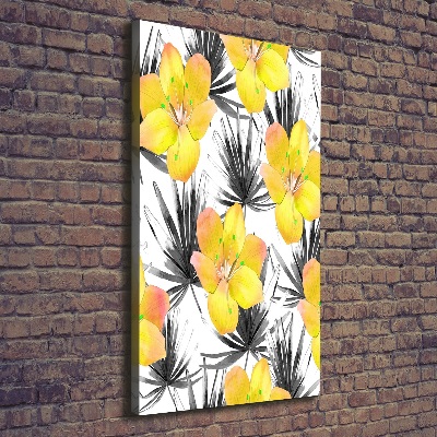 Tableau imprimé sur toile Les fleurs tropicales