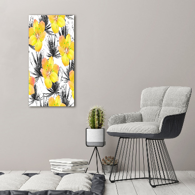 Tableau imprimé sur toile Les fleurs tropicales