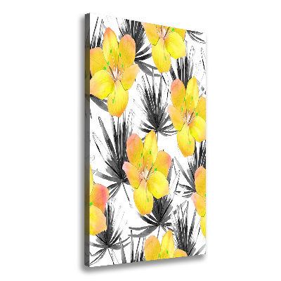 Tableau imprimé sur toile Les fleurs tropicales