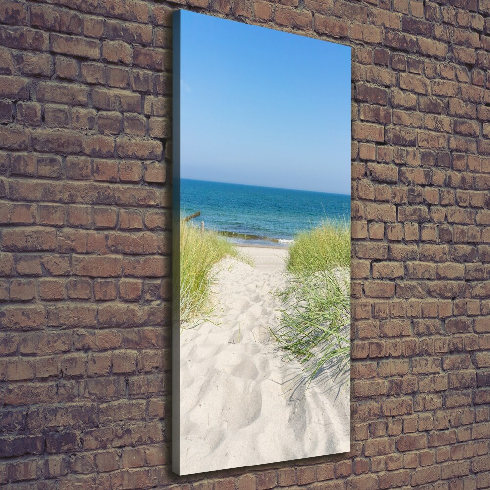 Tableau sur toile Dunes en bord de mer