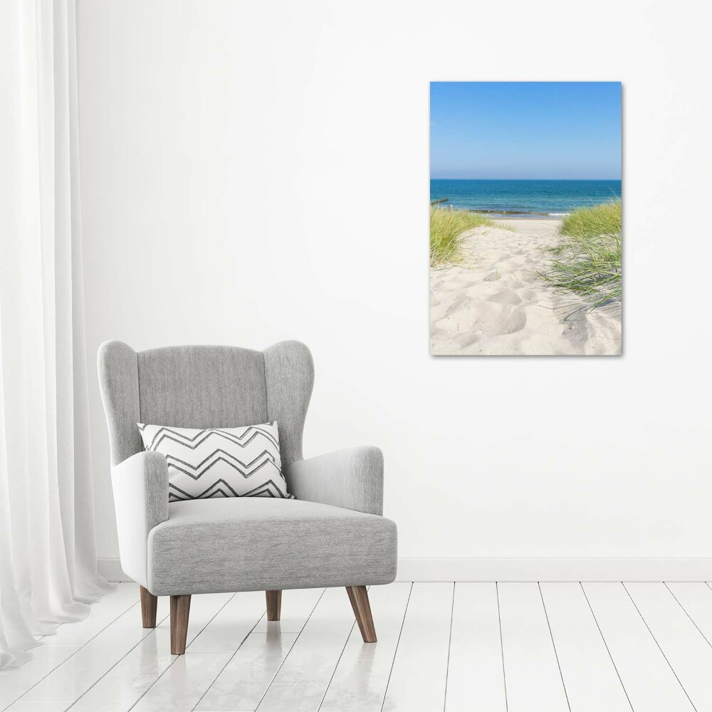 Tableau sur toile Dunes en bord de mer