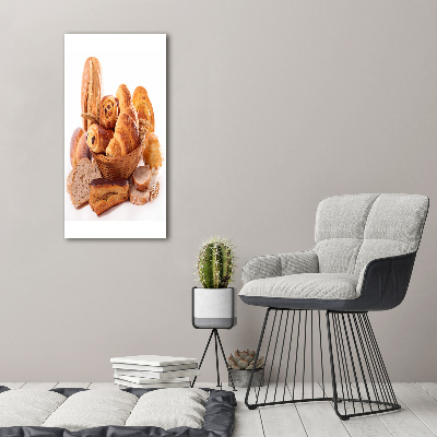 Tableau photo sur toile Pain dans un panier