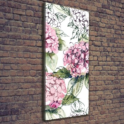 Tableau photo sur toile Hortensia