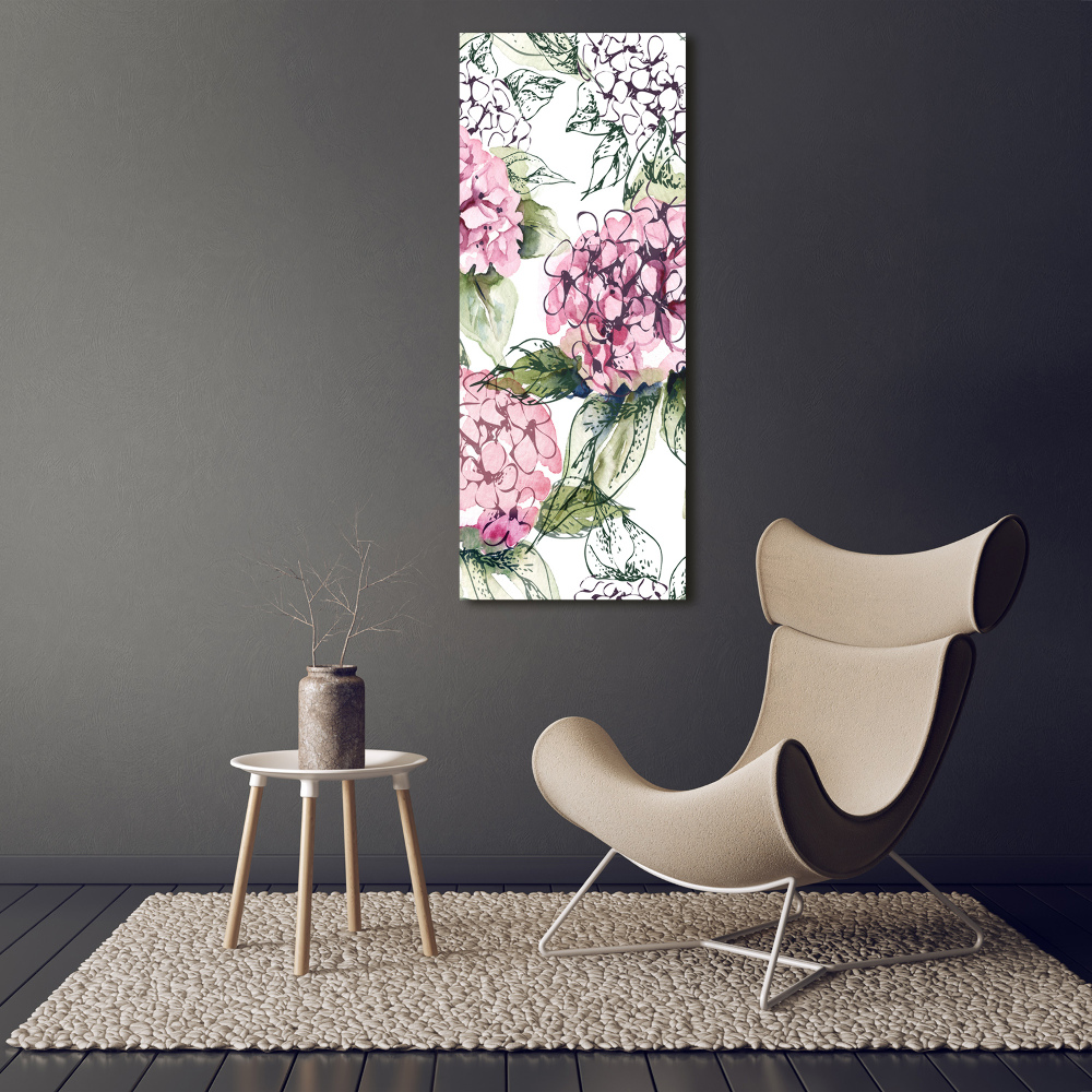 Tableau photo sur toile Hortensia