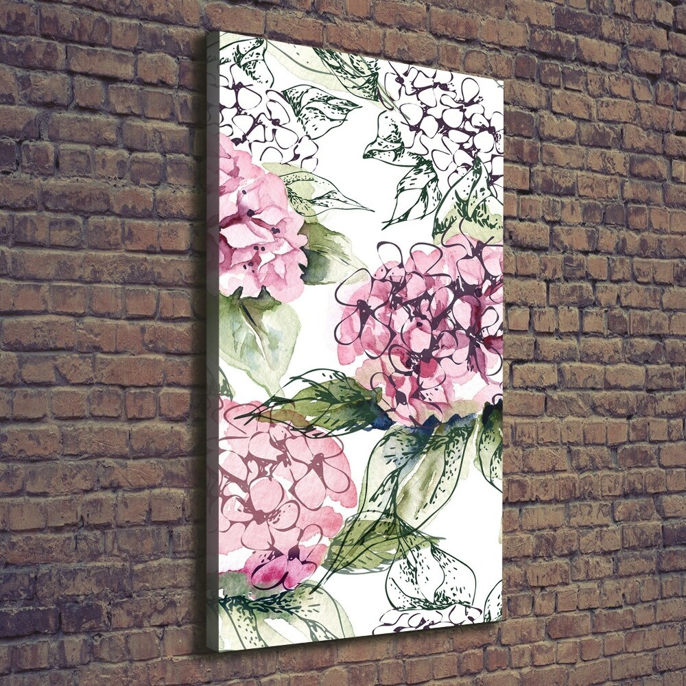 Tableau photo sur toile Hortensia