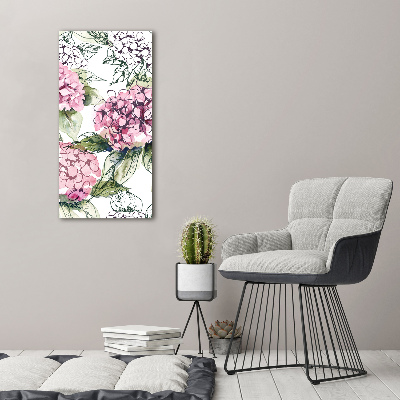 Tableau photo sur toile Hortensia