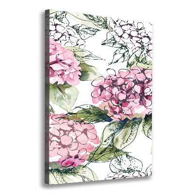 Tableau photo sur toile Hortensia