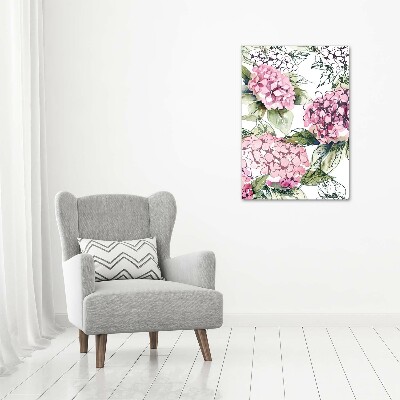 Tableau photo sur toile Hortensia