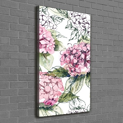 Tableau photo sur toile Hortensia