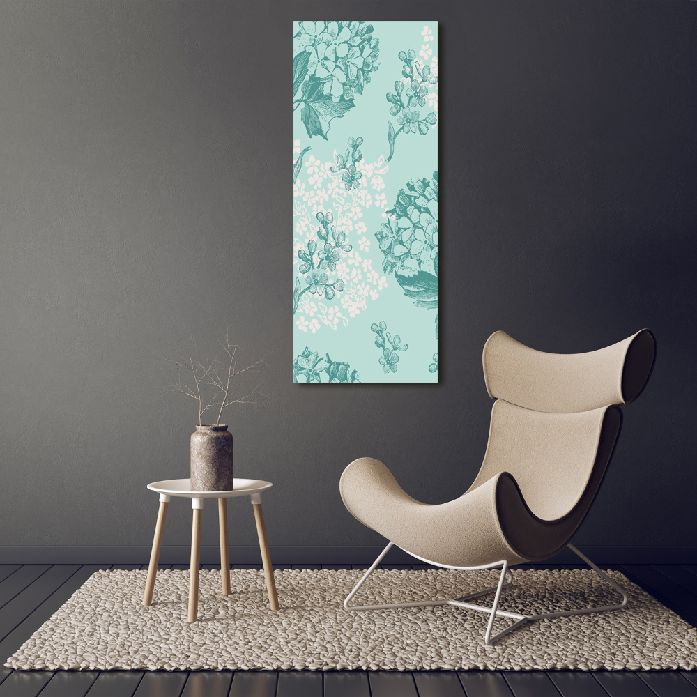 Tableau mural sur toile Hortensia