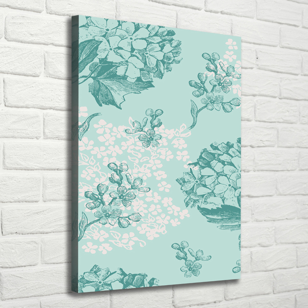 Tableau mural sur toile Hortensia