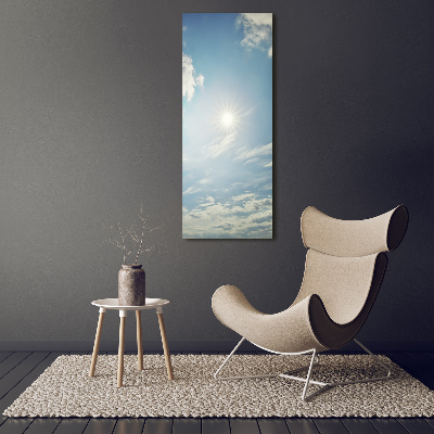 Tableau mural sur toile Soleil dans le ciel