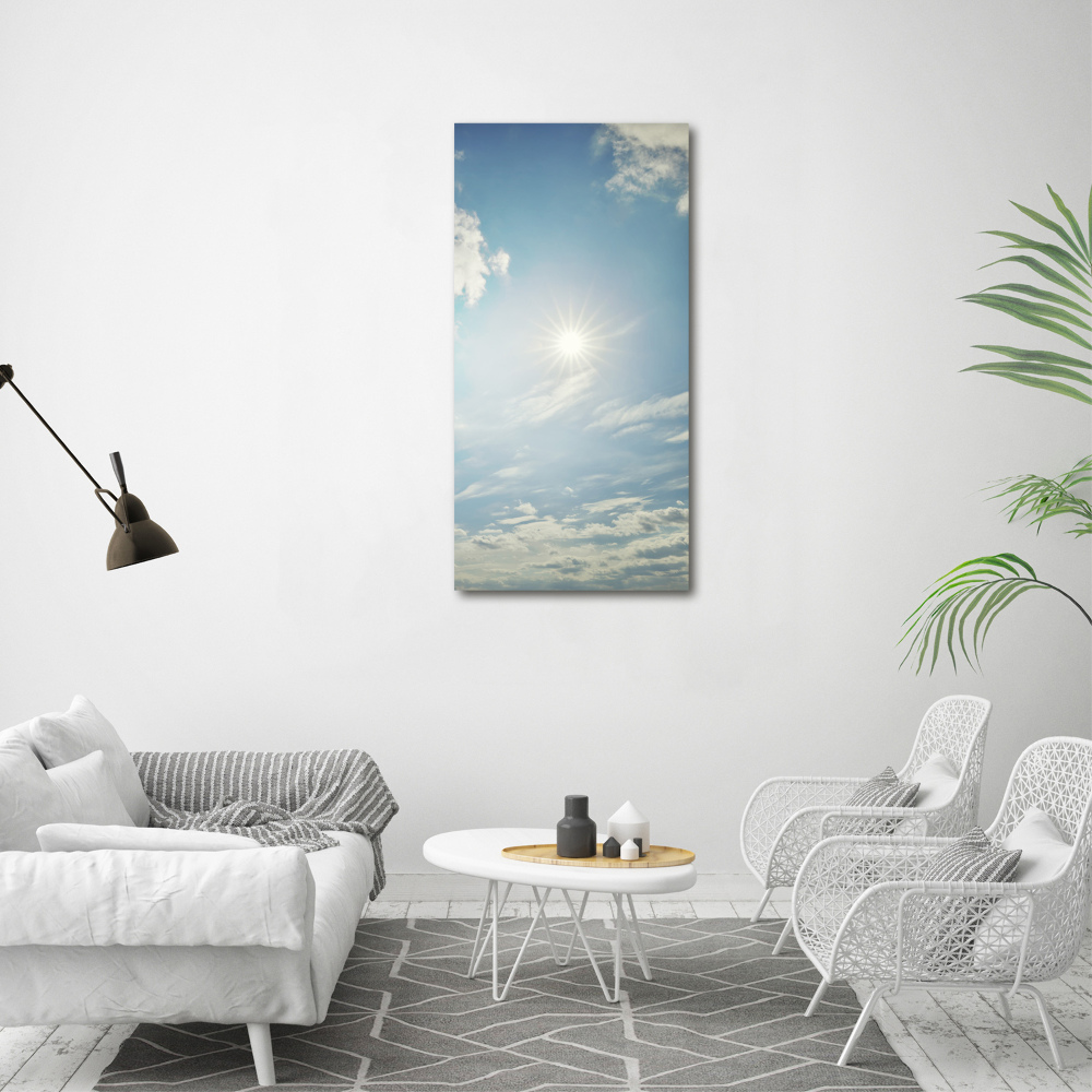 Tableau mural sur toile Soleil dans le ciel