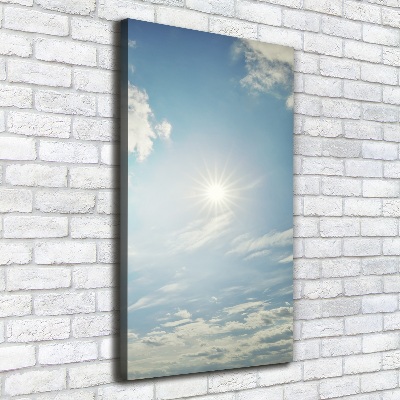 Tableau mural sur toile Soleil dans le ciel