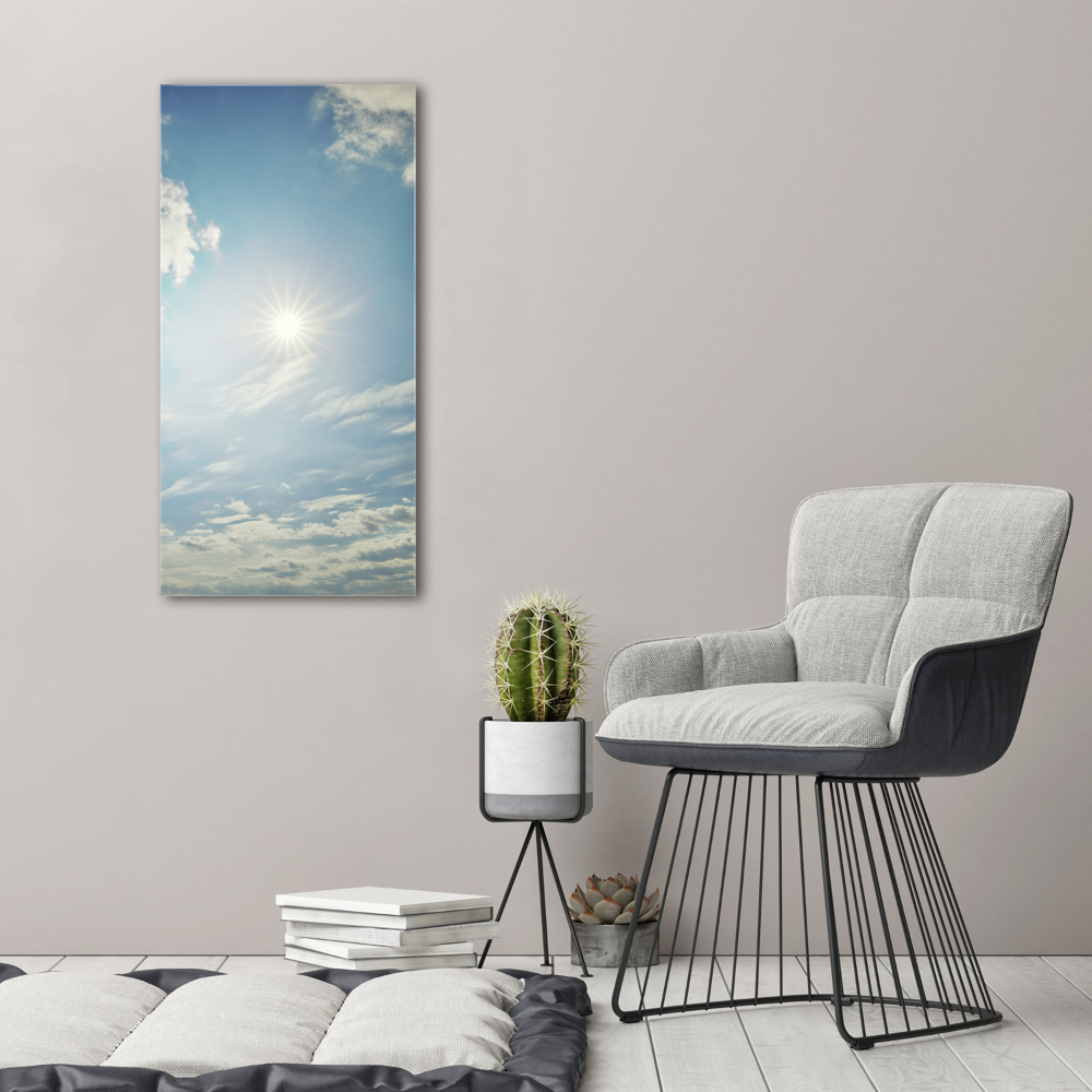 Tableau mural sur toile Soleil dans le ciel