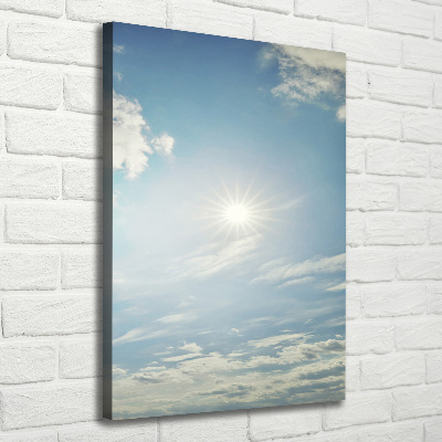 Tableau mural sur toile Soleil dans le ciel