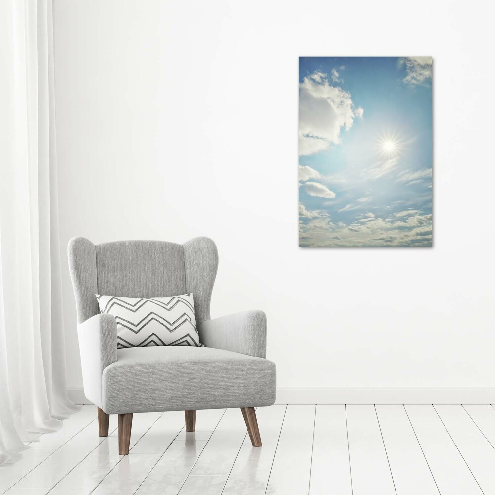 Tableau mural sur toile Soleil dans le ciel