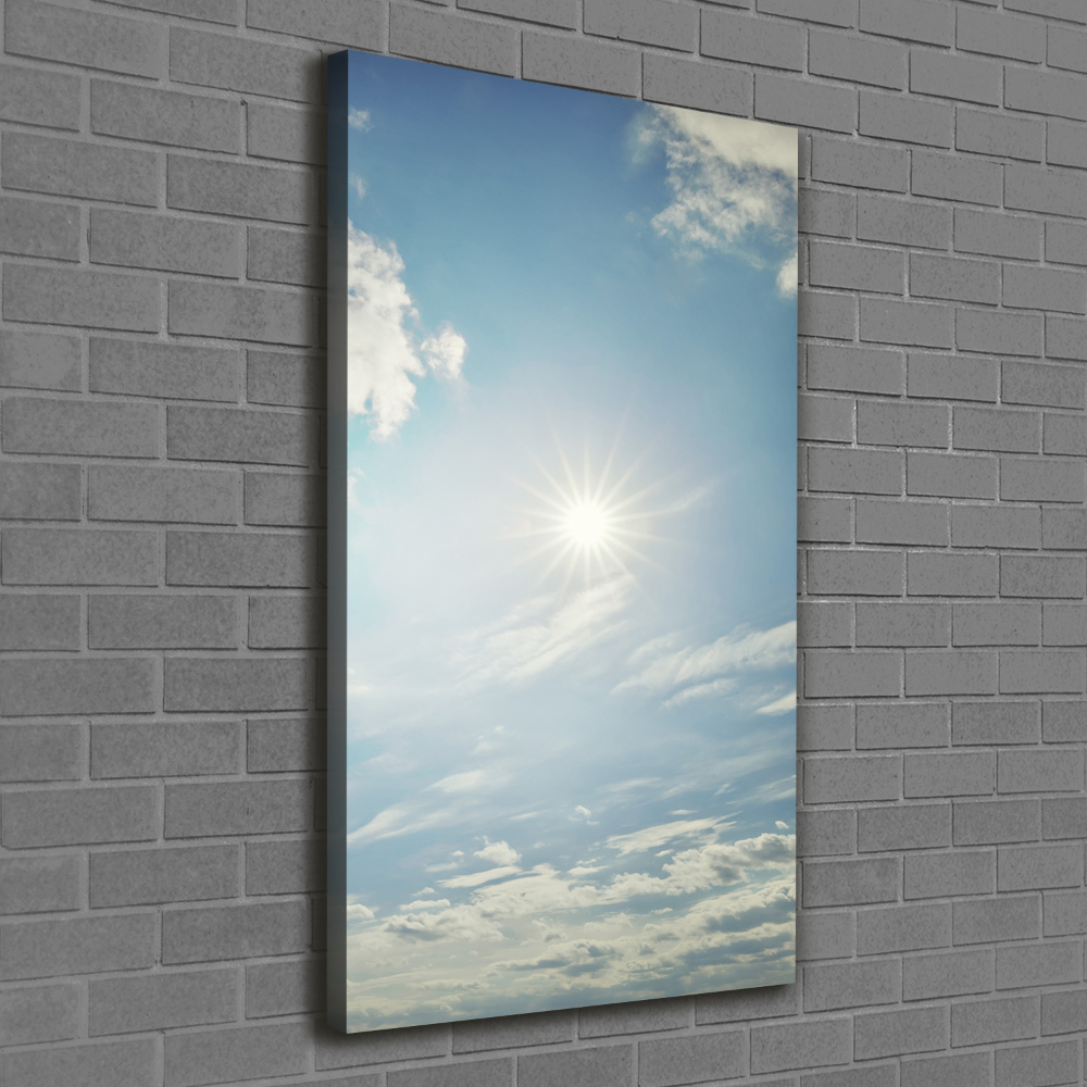 Tableau mural sur toile Soleil dans le ciel