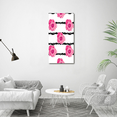 Tableau imprimé sur toile Roses fleurs