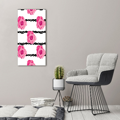 Tableau imprimé sur toile Roses fleurs