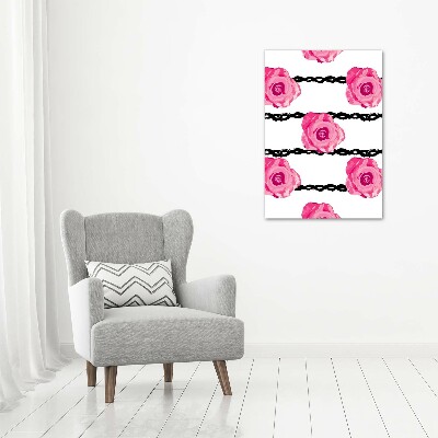 Tableau imprimé sur toile Roses fleurs