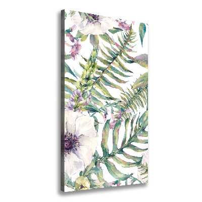 Tableau photo sur toile Feuilles tropicales