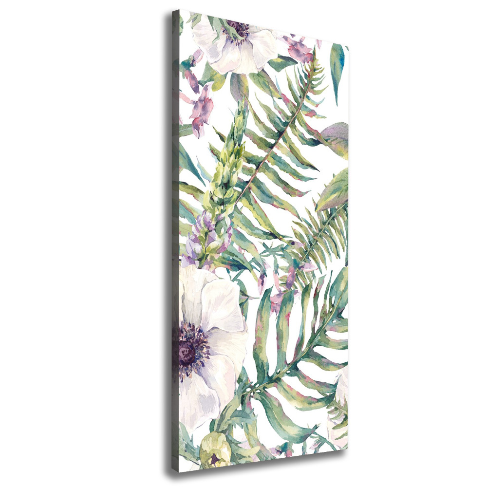 Tableau photo sur toile Feuilles tropicales