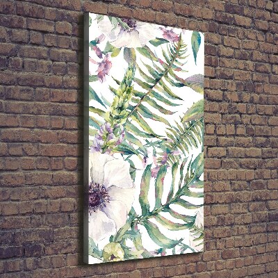 Tableau photo sur toile Feuilles tropicales