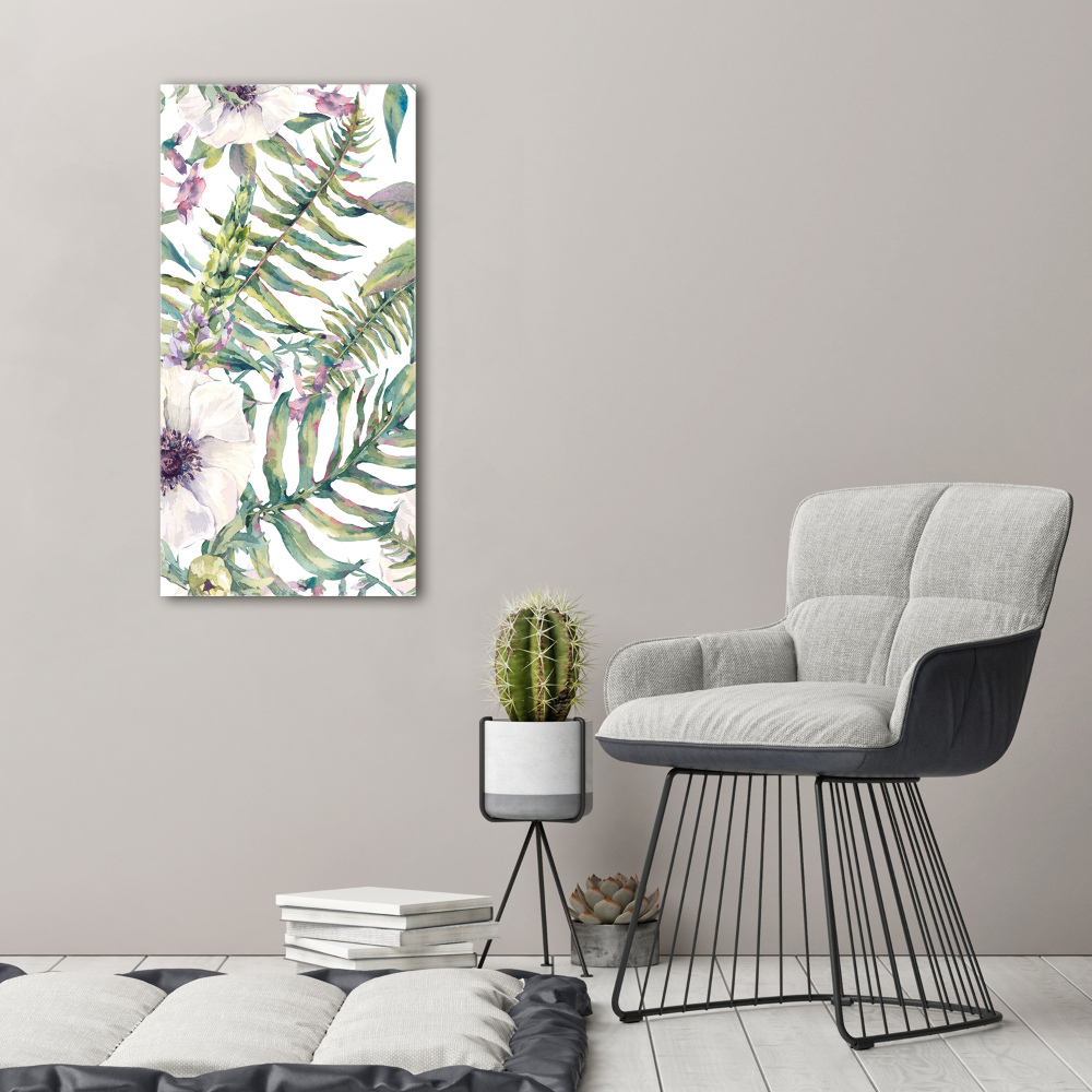 Tableau photo sur toile Feuilles tropicales