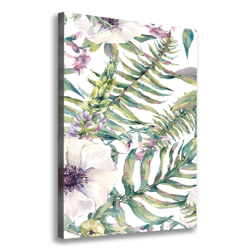 Tableau photo sur toile Feuilles tropicales