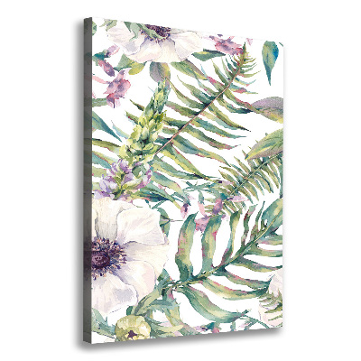 Tableau photo sur toile Feuilles tropicales