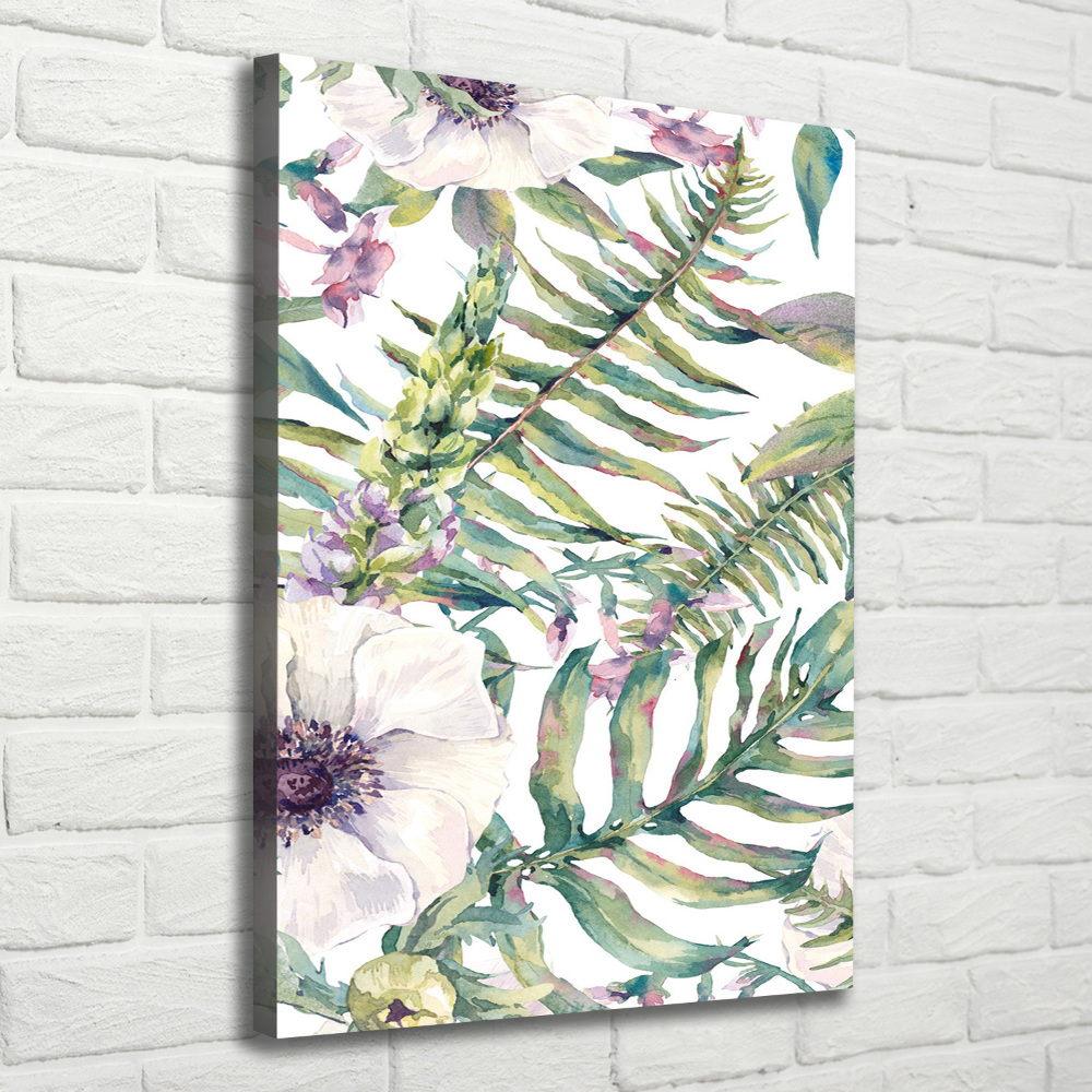 Tableau photo sur toile Feuilles tropicales