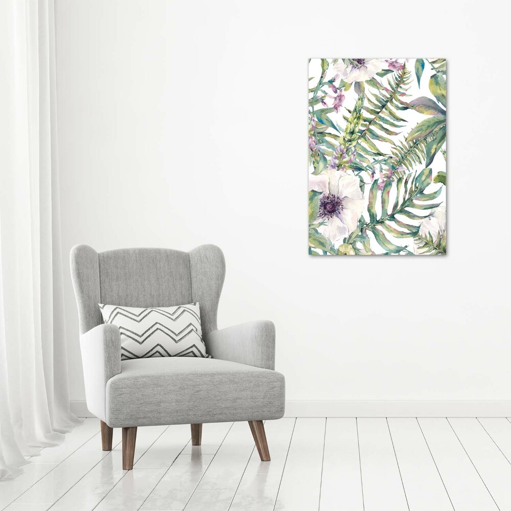 Tableau photo sur toile Feuilles tropicales