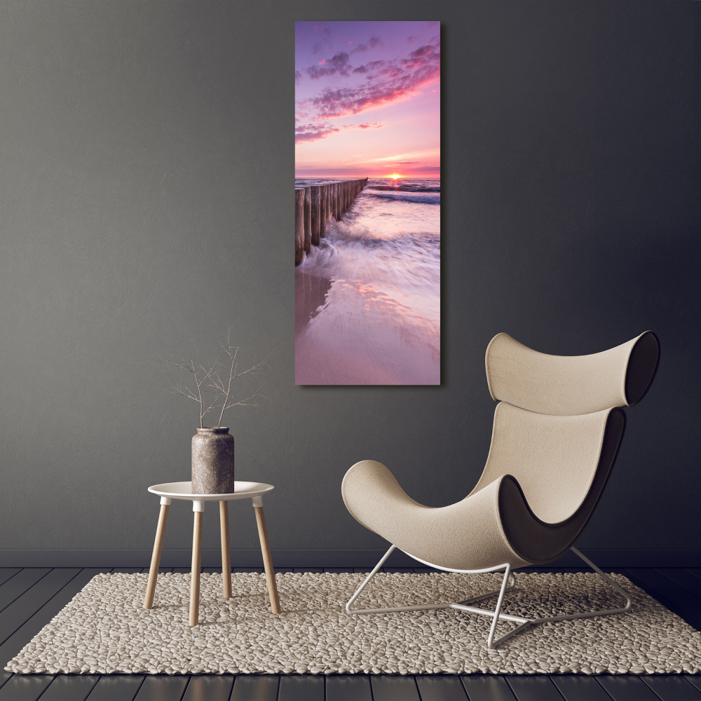 Tableau photo sur toile Brise-lames