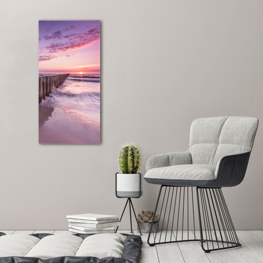 Tableau photo sur toile Brise-lames