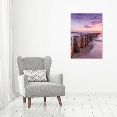 Tableau photo sur toile Brise-lames