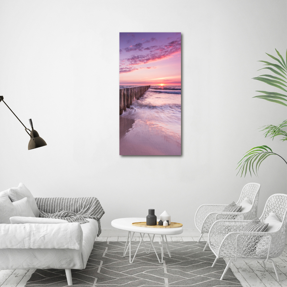 Tableau photo sur toile Brise-lames