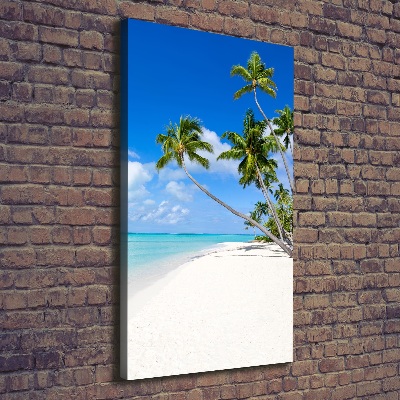 Tableau imprimé sur toile Plage tropicale