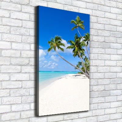 Tableau imprimé sur toile Plage tropicale