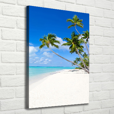 Tableau imprimé sur toile Plage tropicale