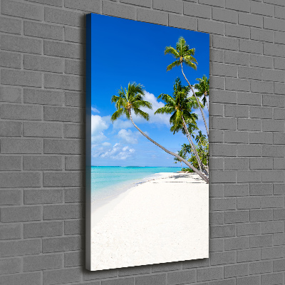 Tableau imprimé sur toile Plage tropicale