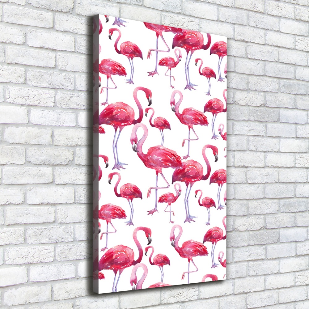 Tableau photo sur toile Flamants