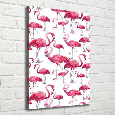 Tableau photo sur toile Flamants