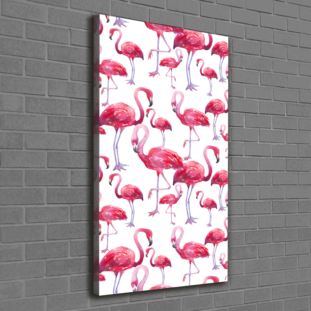 Tableau photo sur toile Flamants