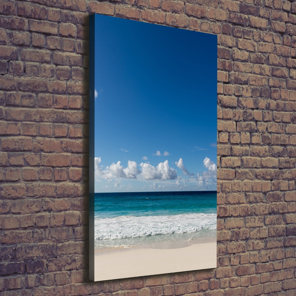 Tableau sur toile Plage exotique