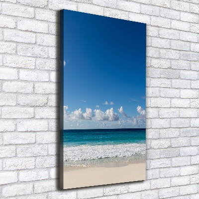 Tableau sur toile Plage exotique